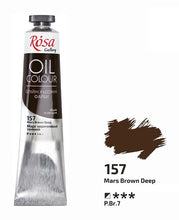 Load image into Gallery viewer, oil paint 45 ml tubes rosa gallery, professional artist colors, several colors mars brown deep