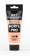Load image into Gallery viewer, acrylic paint art kompozit, 75ml, 60 professional artist colours naples rose