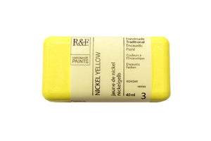 r & f encaustic paints 40 ml nickel yellow