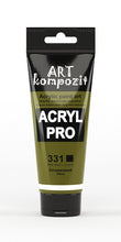 Load image into Gallery viewer, acrylic paint art kompozit, 75ml, 60 professional artist colours olive