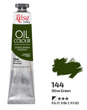 Load image into Gallery viewer, oil paint 45 ml tubes rosa gallery, professional artist colors, several colors olive green