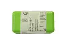 Load image into Gallery viewer, r &amp; f encaustic paints 40 ml permanent green
