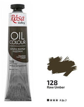Load image into Gallery viewer, oil paint 45 ml tubes rosa gallery, professional artist colors, several colors raw umber
