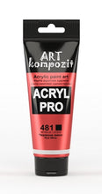 Load image into Gallery viewer, acrylic paint art kompozit, 75ml, 60 professional artist colours red wine
