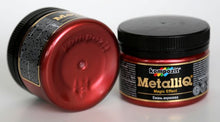 Load image into Gallery viewer, metalliq acrylic enamel, metallic colours 100g red wine
