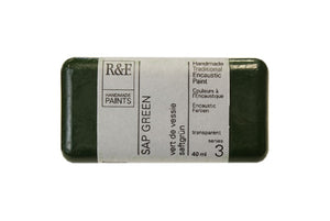 r & f encaustic paints 40 ml sap green