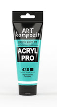 Load image into Gallery viewer, acrylic paint art kompozit, 75ml, 60 professional artist colours turquoise
