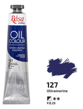 Load image into Gallery viewer, oil paint 45 ml tubes rosa gallery, professional artist colors, several colors ultramarine
