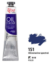 Load image into Gallery viewer, oil paint 45 ml tubes rosa gallery, professional artist colors, several colors ultramarine spectral

