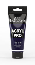 Load image into Gallery viewer, acrylic paint art kompozit, 75ml, 60 professional artist colours violet deep