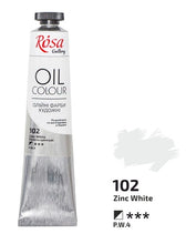 Load image into Gallery viewer, oil paint 45 ml tubes rosa gallery, professional artist colors, several colors zinc white