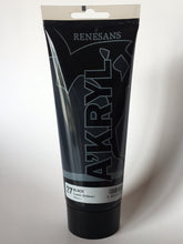 Load image into Gallery viewer, acrylic paint renesans a´kryl 200 ml black