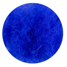 Load image into Gallery viewer, wool felting, roving, needle, natural fibers, rosa talent, 33 colours, 10 grams blue