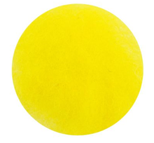 Load image into Gallery viewer, wool felting, roving, needle, natural fibers, rosa talent, 33 colours, 10 grams bright yellow