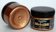 Load image into Gallery viewer, metalliq acrylic enamel, metallic colours 100g bronze