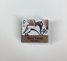 Load image into Gallery viewer, renesans watercolours aquarelle half pan 1,5 ml burnt sienna