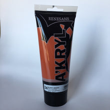 Load image into Gallery viewer, acrylic paint renesans a´kryl 200 ml burnt sienna