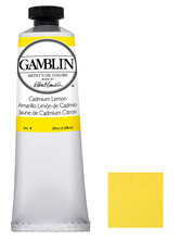 Load image into Gallery viewer, gamblin artist grade oil colors 37ml tubes cadmium lemon #4