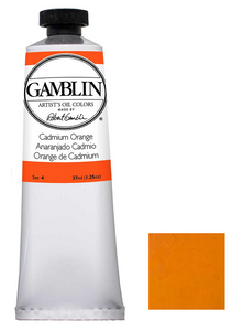 gamblin artist grade oil colors 37ml tubes cadmium orange #4