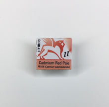 Load image into Gallery viewer, renesans watercolours aquarelle half pan 1,5 ml cadmium red pale