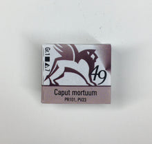 Load image into Gallery viewer, renesans watercolours aquarelle half pan 1,5 ml caput mortuum