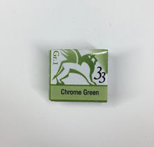 Load image into Gallery viewer, renesans watercolours aquarelle half pan 1,5 ml chromium oxide green