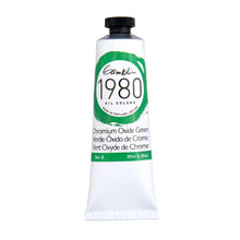 Load image into Gallery viewer, gamblin 1980 oil colors 37ml tubes chromium oxide green #3