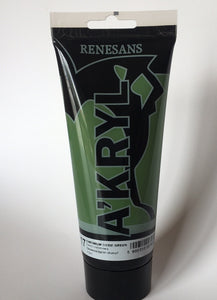 acrylic paint renesans a´kryl 200 ml chromium oxide green