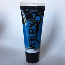 Load image into Gallery viewer, acrylic paint renesans a´kryl 200 ml cobalt blue (phthalo)