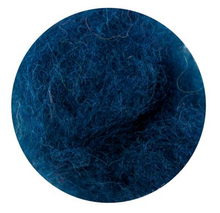 Load image into Gallery viewer, wool felting, roving, needle, natural fibers, rosa talent, 33 colours, 10 grams dark turquoise
