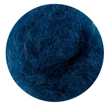 Load image into Gallery viewer, wool felting, roving, needle, natural fibers, rosa talent, 33 colours, 10 grams dark turquoise