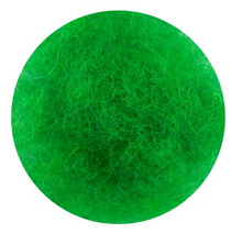 Load image into Gallery viewer, wool felting, roving, needle, natural fibers, rosa talent, 33 colours, 10 grams green