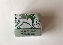 Load image into Gallery viewer, renesans watercolours aquarelle half pan 1,5 ml hooker's green