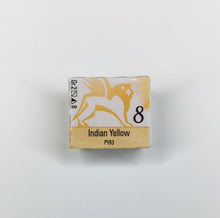 Load image into Gallery viewer, renesans watercolours aquarelle half pan 1,5 ml indian yellow
