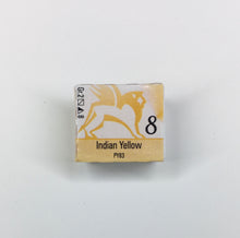 Load image into Gallery viewer, renesans watercolours aquarelle half pan 1,5 ml indian yellow
