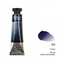 Load image into Gallery viewer, watercolour paint tubes 10ml, professional rosa gallery, clear & vibrant colors indigo