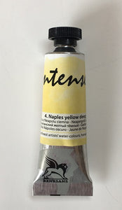 renesans intense-water watercolours tube 15 ml naples yellow deep