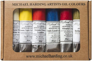 michael harding handmade oil paint sets old masters set 6 x 40 ml