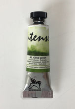 Load image into Gallery viewer, renesans intense-water watercolours tube 15 ml olive green
