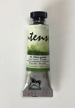 Load image into Gallery viewer, renesans intense-water watercolours tube 15 ml olive green