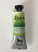 Load image into Gallery viewer, renesans intense-water watercolours tube 15 ml permanent green
