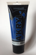 Load image into Gallery viewer, acrylic paint renesans a´kryl 200 ml phthalo blue (primary)