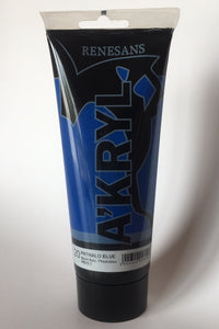 acrylic paint renesans a´kryl 200 ml phthalo blue (primary)