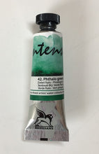 Load image into Gallery viewer, renesans intense-water watercolours tube 15 ml phthalo green
