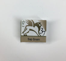 Load image into Gallery viewer, renesans watercolours aquarelle half pan 1,5 ml sap green