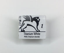 Load image into Gallery viewer, renesans watercolours aquarelle half pan 1,5 ml titanium white