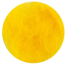 Load image into Gallery viewer, wool felting, roving, needle, natural fibers, rosa talent, 33 colours, 10 grams yellow