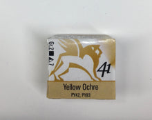 Load image into Gallery viewer, renesans watercolours aquarelle half pan 1,5 ml yellow ochre