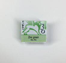 Load image into Gallery viewer, renesans watercolours aquarelle half pan 1,5 ml zinc green