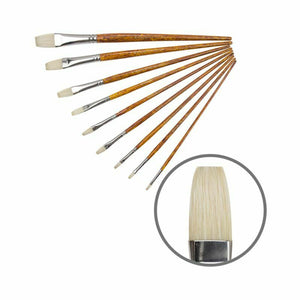 synthetic flat brushes grace 2023f long handle kolos